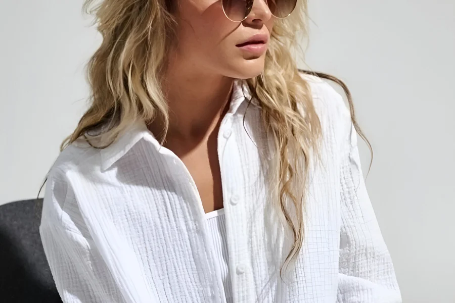 Breathable Cotton Muslin Top