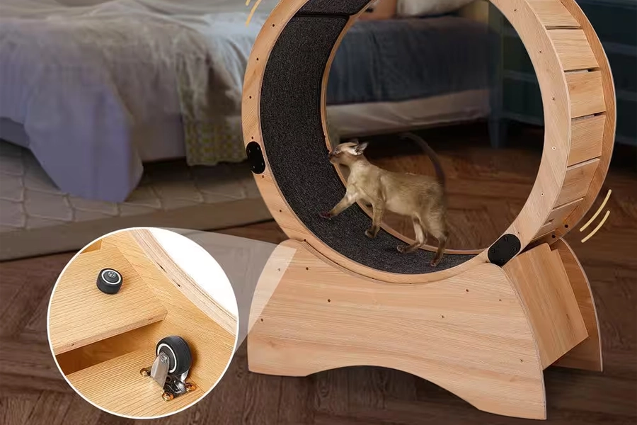 Large Indoor Cat Running Wheel